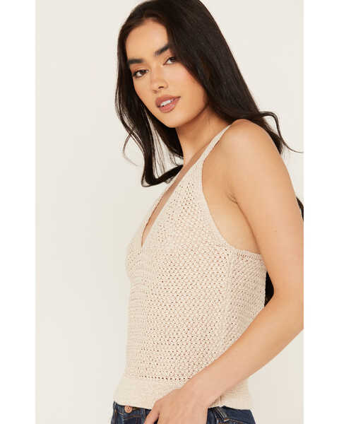 Image #2 - Cleo + Wolf Women's Sweater Knit Tank, Oatmeal, hi-res
