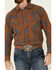 Image #3 - Resistol Men's Red Evans Large Plaid Long Sleeve Western Shirt , Red, hi-res