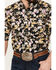 Image #3 - Ariat Men's Dex Classic Fit Floral Print Short Sleeve Button-Down Western Shirt, Black, hi-res