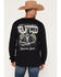 Image #1 - Moonshine Spirit&reg; Men's America's Most Wanted Long Sleeve Graphic T-Shirt, Black, hi-res