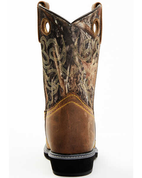 Image #6 - Smoky Mountain Women's Pawnee Camo Western Boots - Square Toe, Brown, hi-res