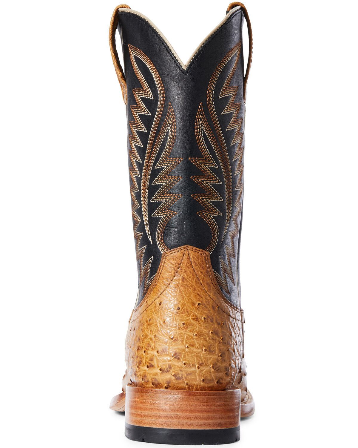 Image #3 - Ariat Men's Gallup Ostrich Western Boots - Broad Square Toe, , hi-res