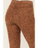 Image #4 - Rock & Roll Denim Women's High Rise Reversible Button Bargain Bell Flare Jeans, Brown, hi-res