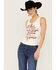 Image #1 - Idyllwind Women's Fahari Lace-Up Front Top , Ivory, hi-res