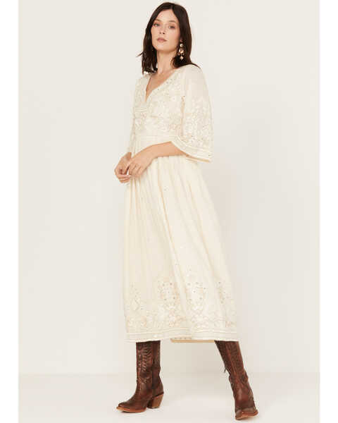 Image #2 - Shyanne Women's Mirror Embellished Bridal Maxi Dress, , hi-res