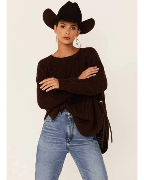 Cotton & Rye Women's Sweater, Brown, hi-res