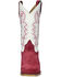 Image #4 - Smoky Mountain Little Girls' Whichita Western Boots - Square Toe, Red, hi-res