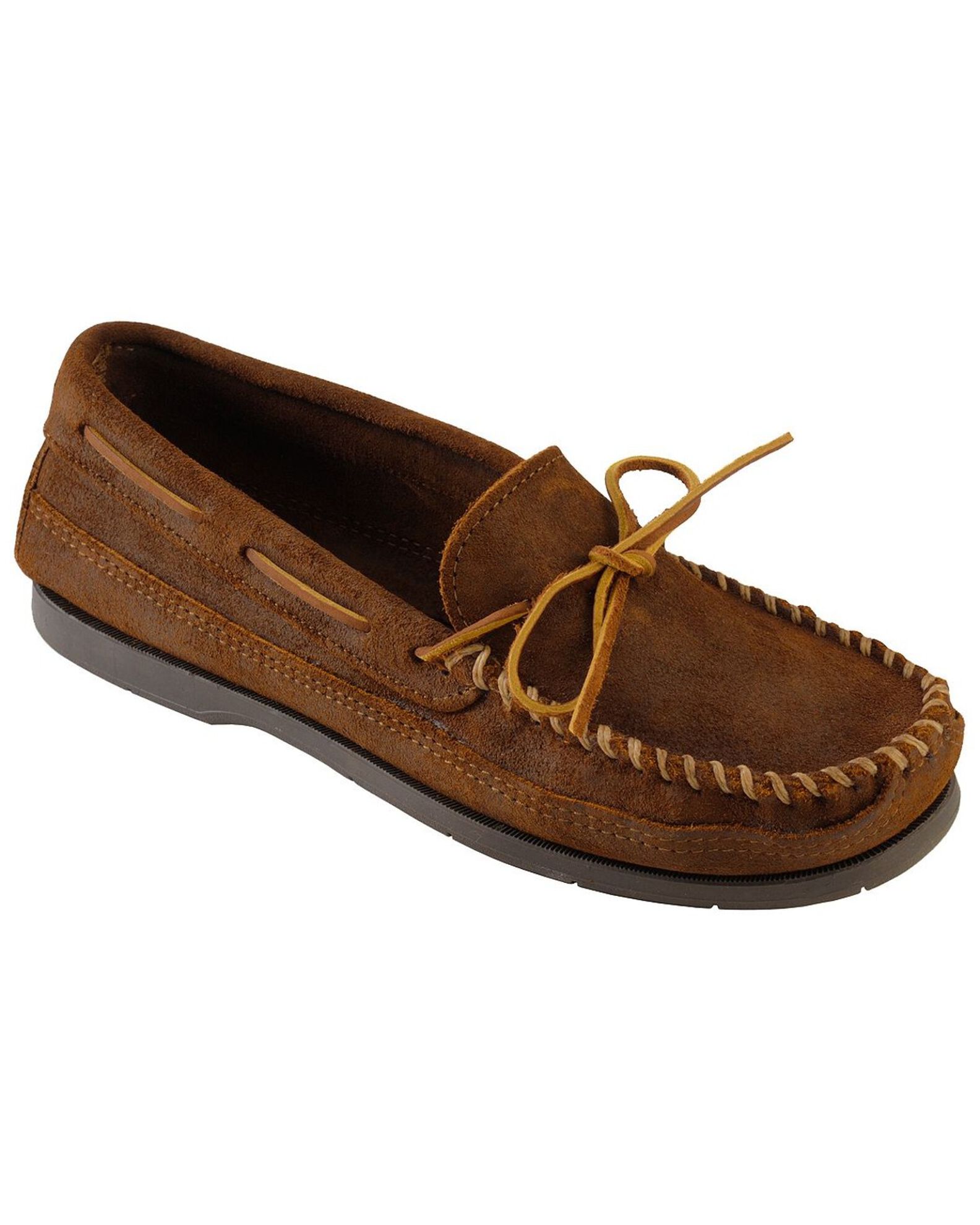 Men s Minnetonka Double Bottom Hardsole Moccasins Country Outfitter