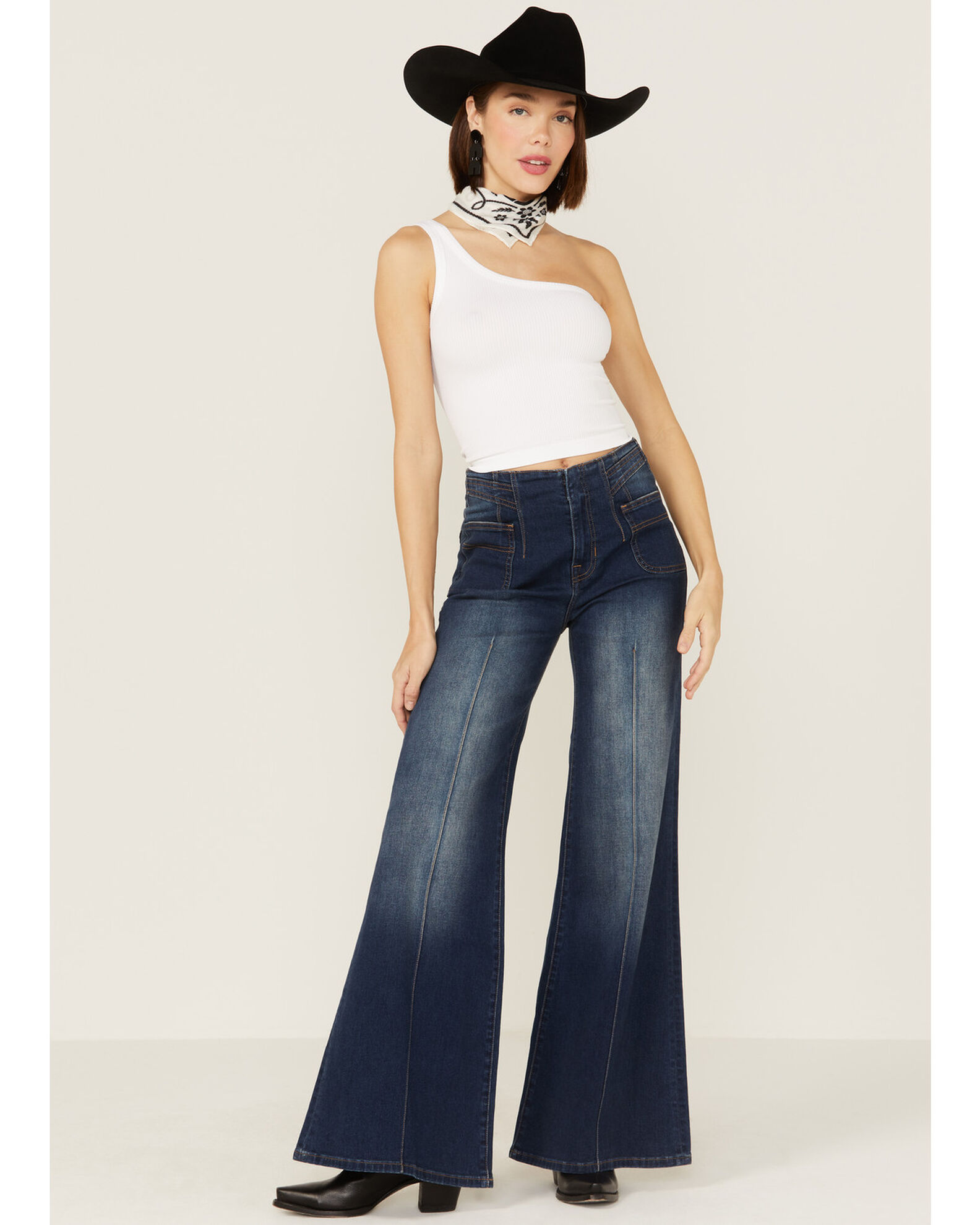 Rock and roll flare hot sale jeans