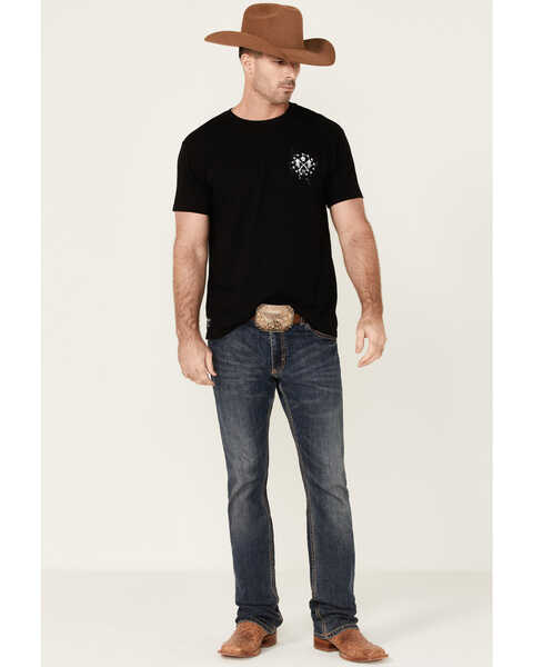 Image #2 - Howitzer Men's American Patriot Sons Of Liberty Graphic Short Sleeve T-Shirt , Black, hi-res