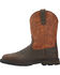 Image #2 - Ariat Men's Groundbreaker Work Boots - Steel Toe, Brown, hi-res