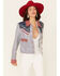 Image #3 - Double D Ranch Women's Multi Print Chick Fiddle Button-Front Jacket, Multi, hi-res