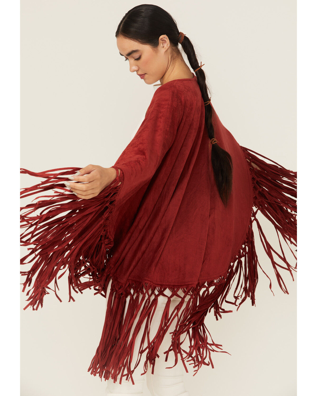 Image #2 - Tasha Polizzi Women's Sierra Shawl, Red, hi-res
