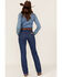 Wrangler Women's Prewashed Cowboy Cut Slim Fit Jeans, Indigo, hi-res