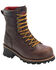 Image #1 - Avenger Men's 10" Waterproof Logger Boots - Composite Toe, Brown, hi-res