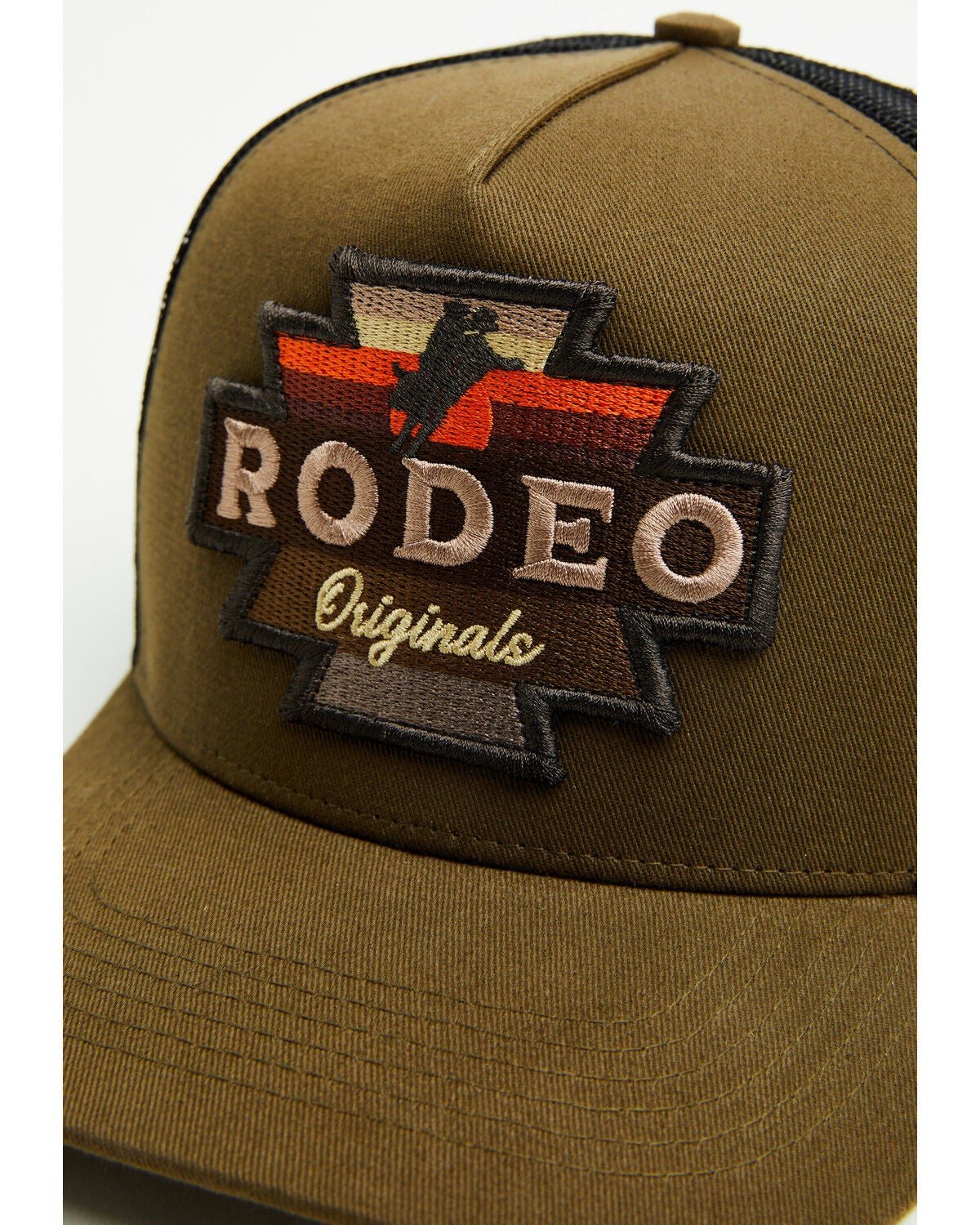Image #2 - RANK 45&reg; Men's Rodeo Originals Ball Cap, Brown, hi-res