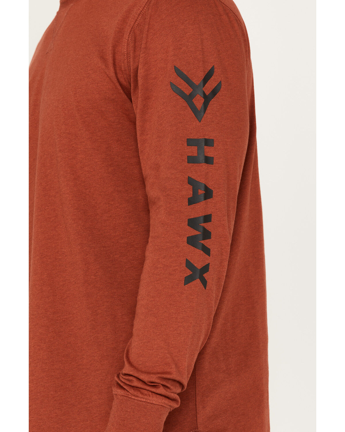 Image #3 - Hawx Men's Solid Logo Graphic Work T-Shirt, Red, hi-res
