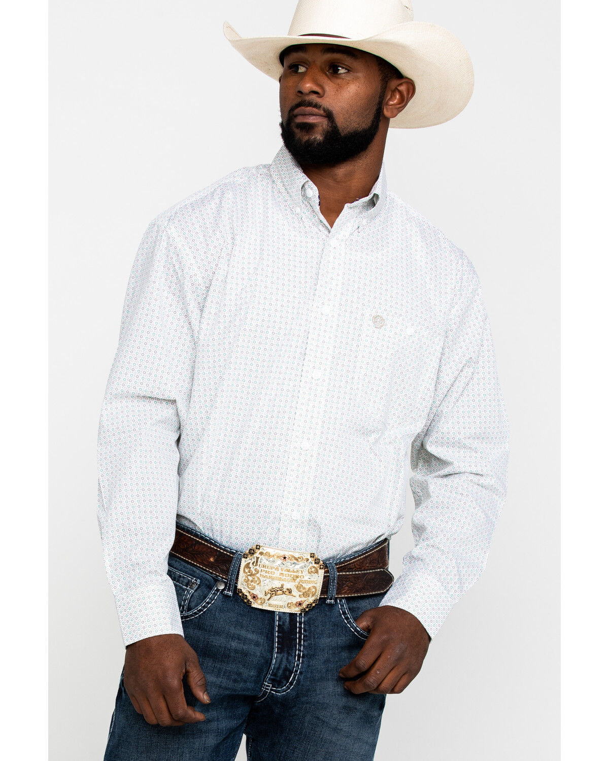 george strait white dress shirt