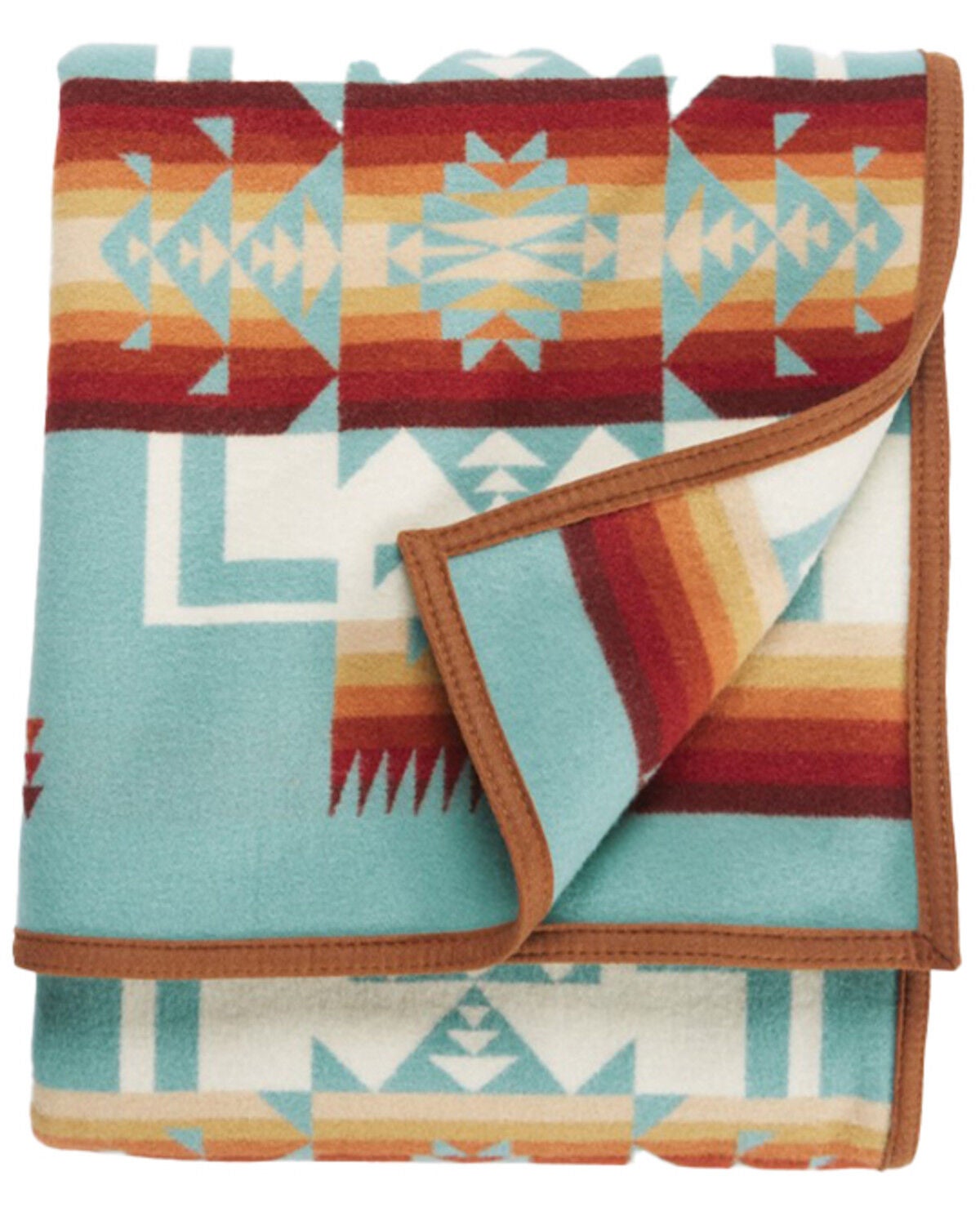 Pendleton Chief Joseph Blanket, Aqua, hi-res