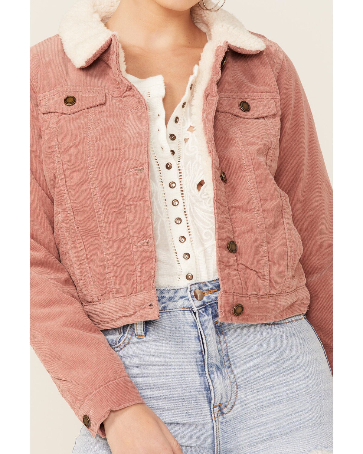 blush corduroy jacket