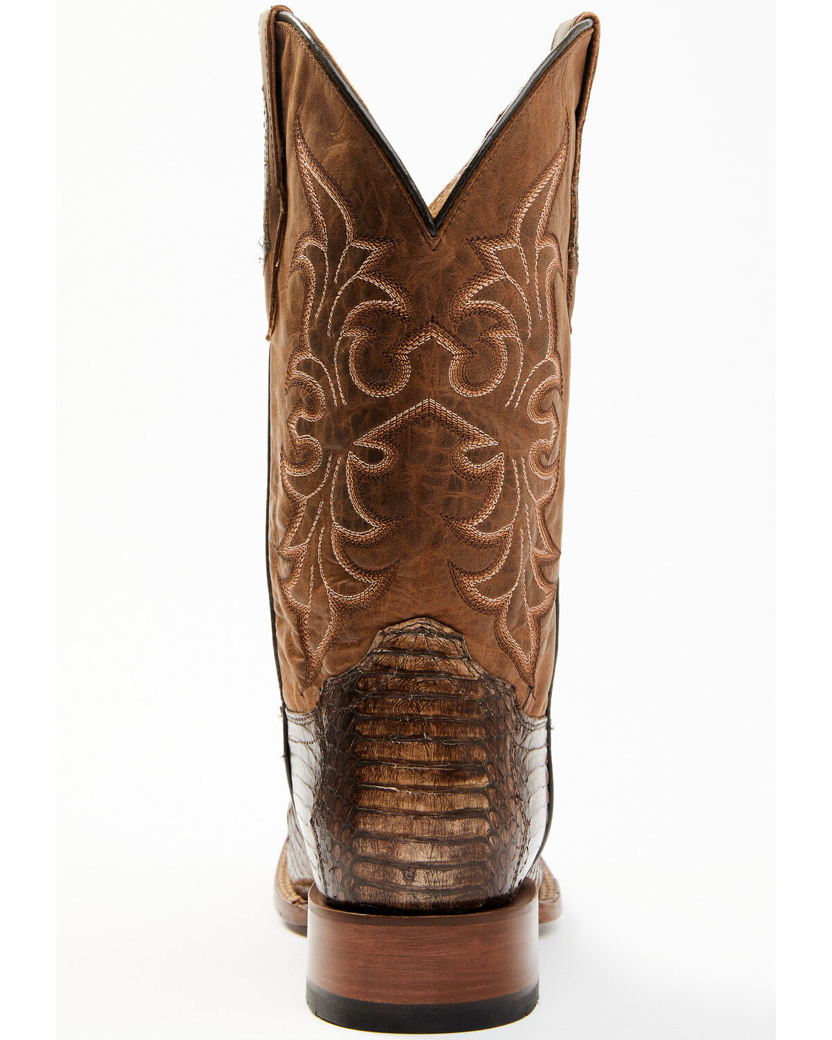 Image #5 - Cody James Men's Cobra Brown Exotic Western Boots - Broad Square Toe, Brown, hi-res