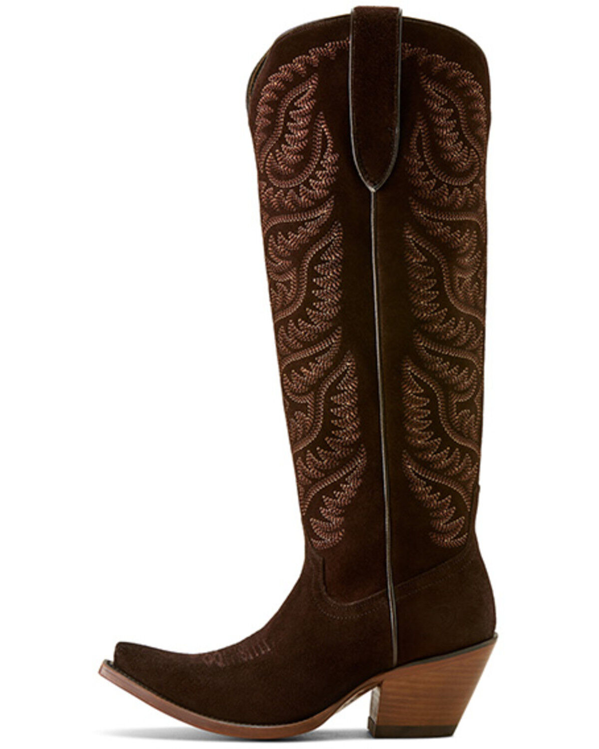 Image #2 - Ariat Women's Laramie StretchFit Western Boots - Snip Toe, Coffee, hi-res