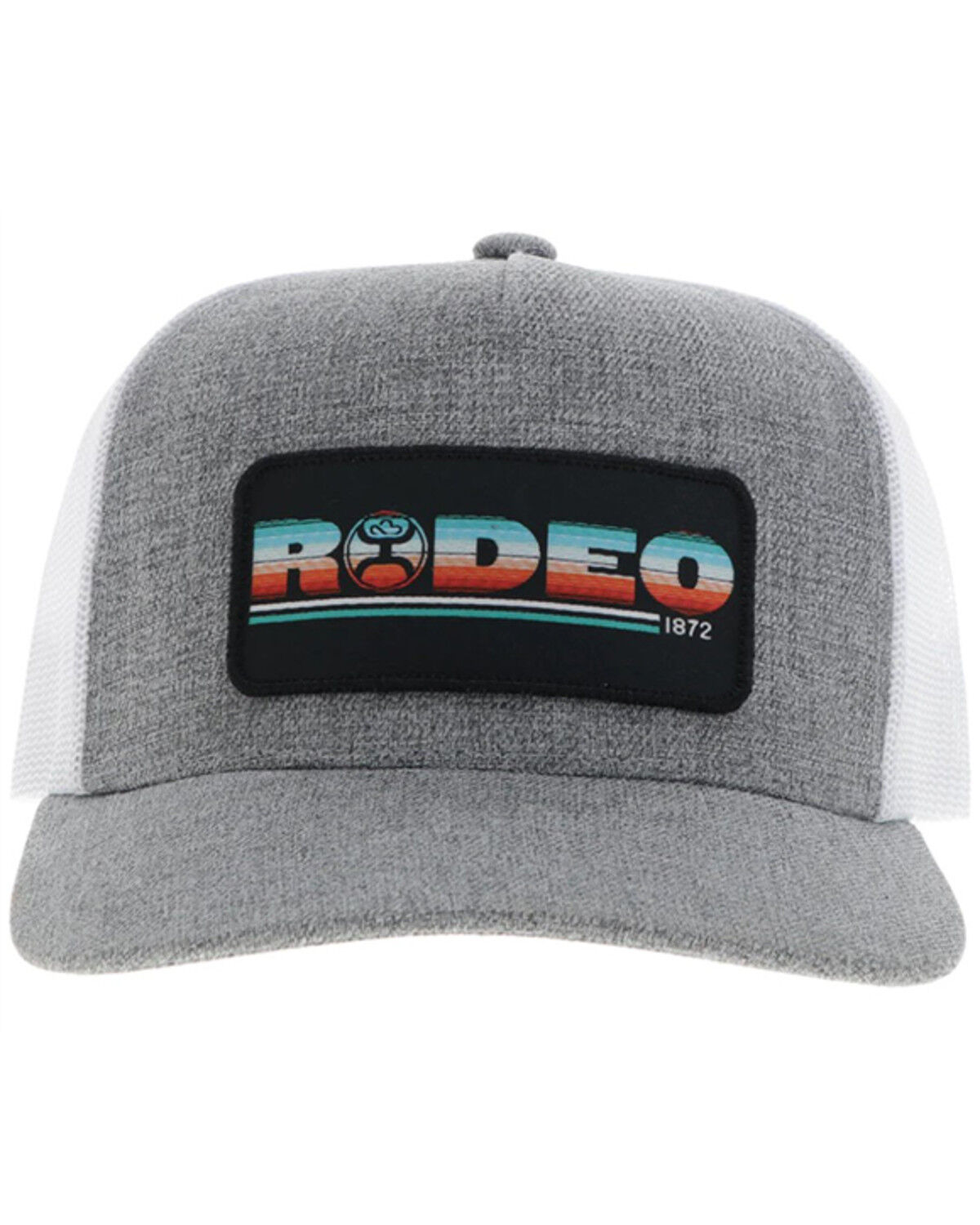 Image #3 - Hooey Men's Rodeo Trucker Cap, Grey, hi-res