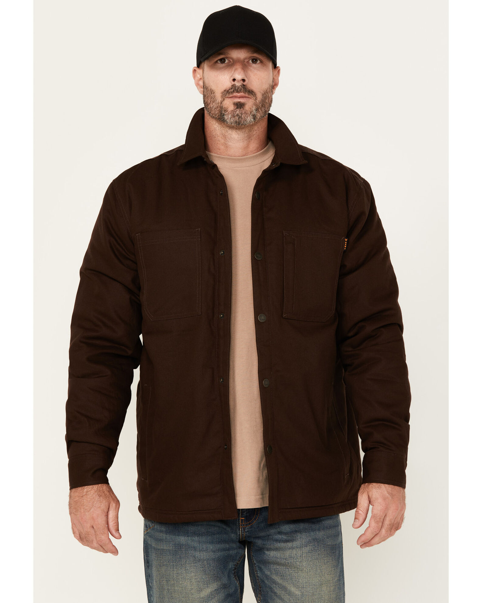 Hawx Men s Oakdale Sherpa Lined Waxed Shirt Jacket Country Outfitter