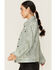 Image #2 - Scully Women's Trucker Jacket, Blue, hi-res