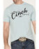 Image #3 - Cinch Men's Lead This Life Short Sleeve Graphic T-Shirt, Seafoam, hi-res