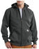Carhartt Men's Rain Defender Paxton Heavyweight Zip Front Hooded Work Sweatshirt , Dark Grey, hi-res