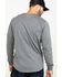 Image #2 - Hawx Men's Logo Long Sleeve Work T-Shirt, Heather Grey, hi-res