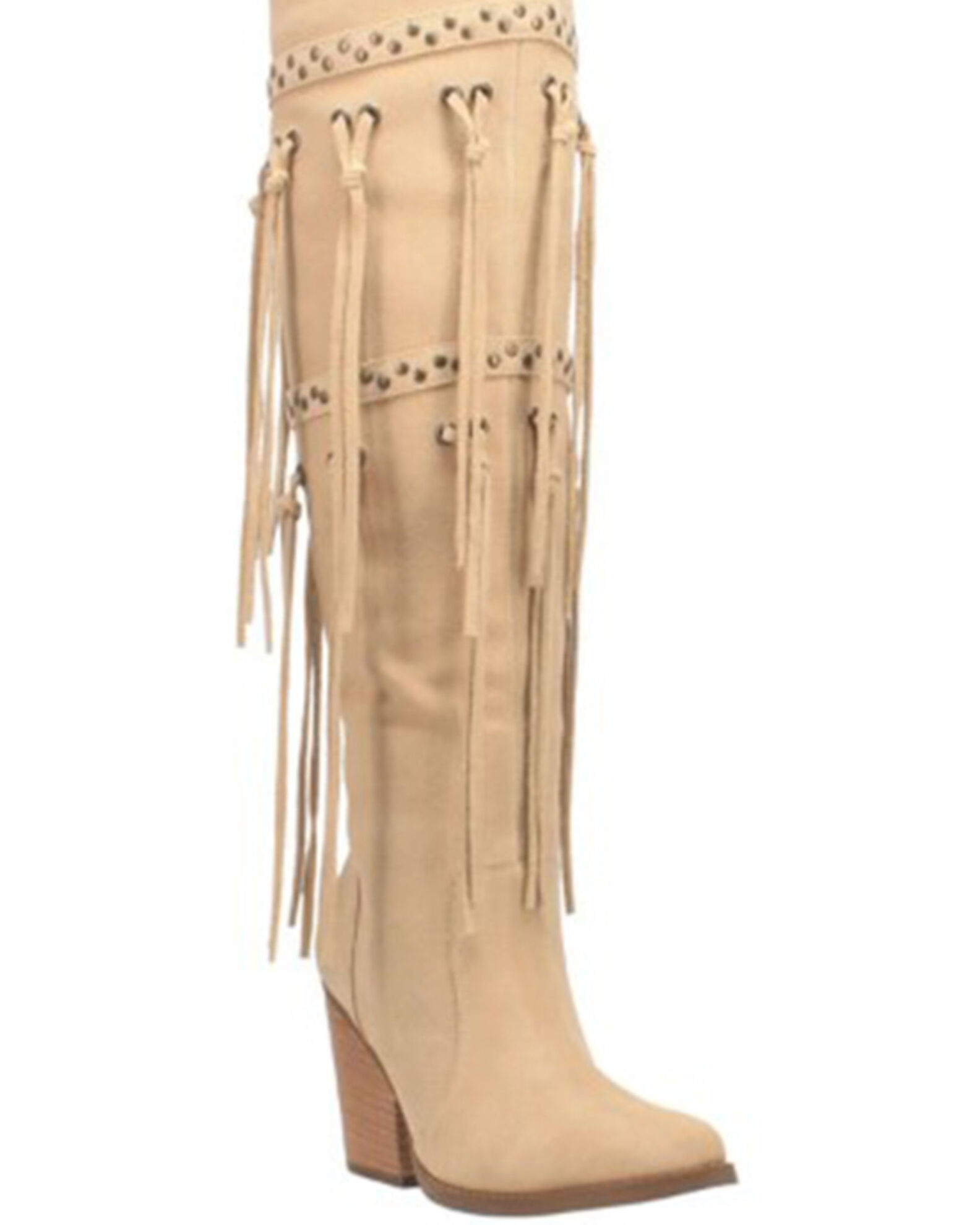 Dingo Women s Witchy Woman Fringe Tall Western Boots Pointed Toe