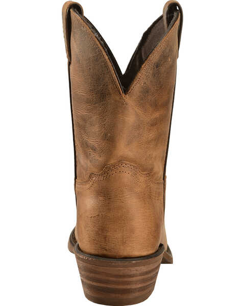 Image #7 - Abilene Women's Distressed 7" Western Boots - Snip Toe , Brown, hi-res