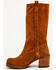 Image #5 - Cleo + Wolf Women's Scout Suede Fashion Boots - Round Toe, Cognac, hi-res