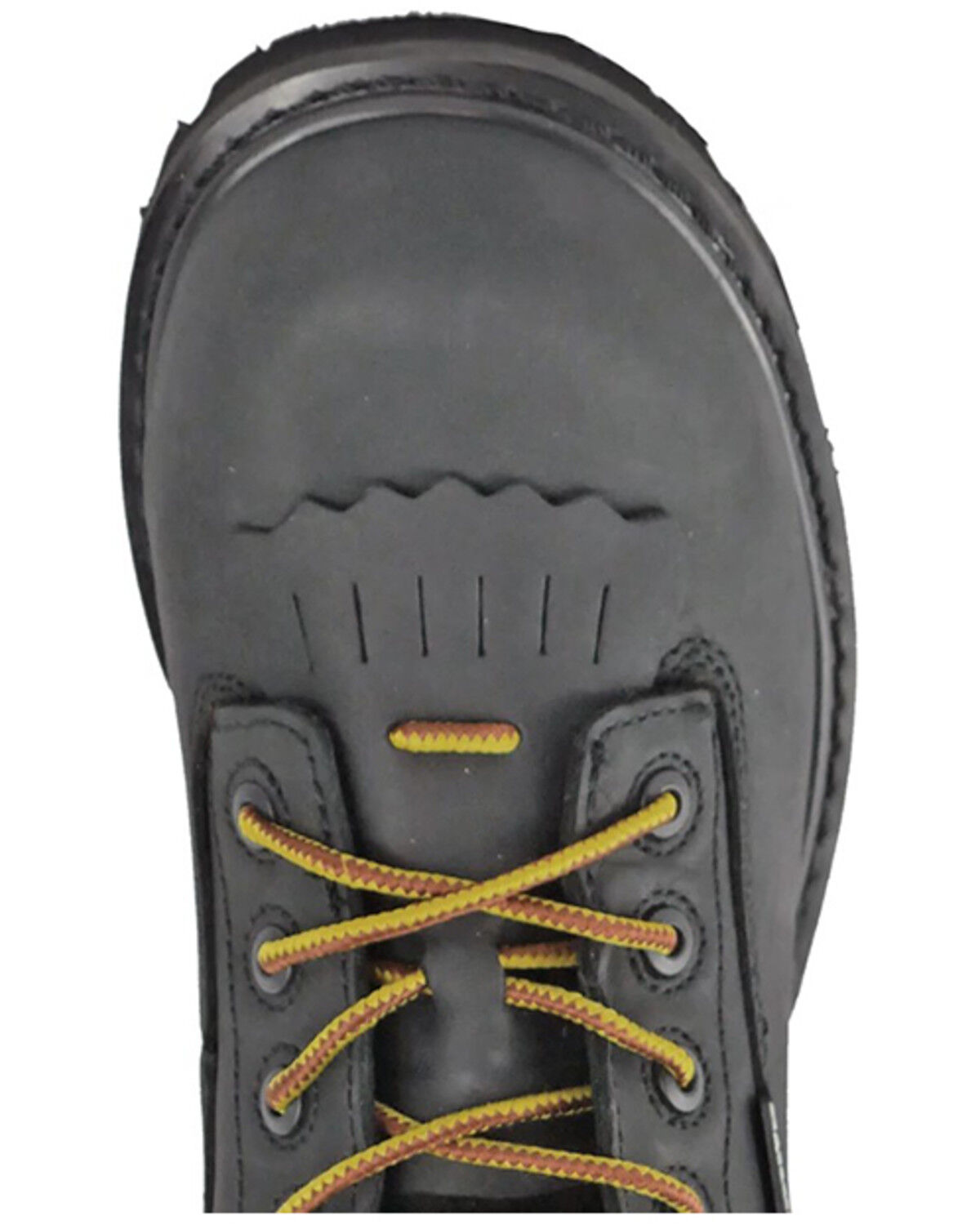 Image #4 - Hoss Men's 8" Cross Cut Waterproof Logger Work Boots - Composite Toe, Black, hi-res