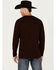Image #4 - Moonshine Spirit Men's Skully Graphic Long Sleeve T-Shirt, Burgundy, hi-res