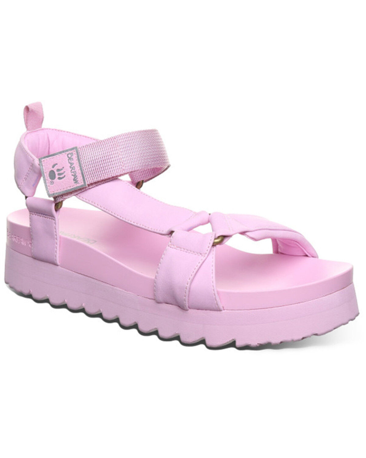 Image #1 - Bearpaw Women's Hydra Platform Sandals, Pink, hi-res