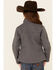 Image #4 - Roper Girls' Hi Tech Fleece Zip-Front Softshell Jacket , Grey, hi-res