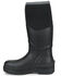 Image #2 - Carolina Men's Short Puncture Resisting Rubber Boots - Steel Toe, Black, hi-res