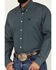 Image #3 - Cinch Men's Medallion Print Long Sleeve Button-Down Western Shirt, Teal, hi-res