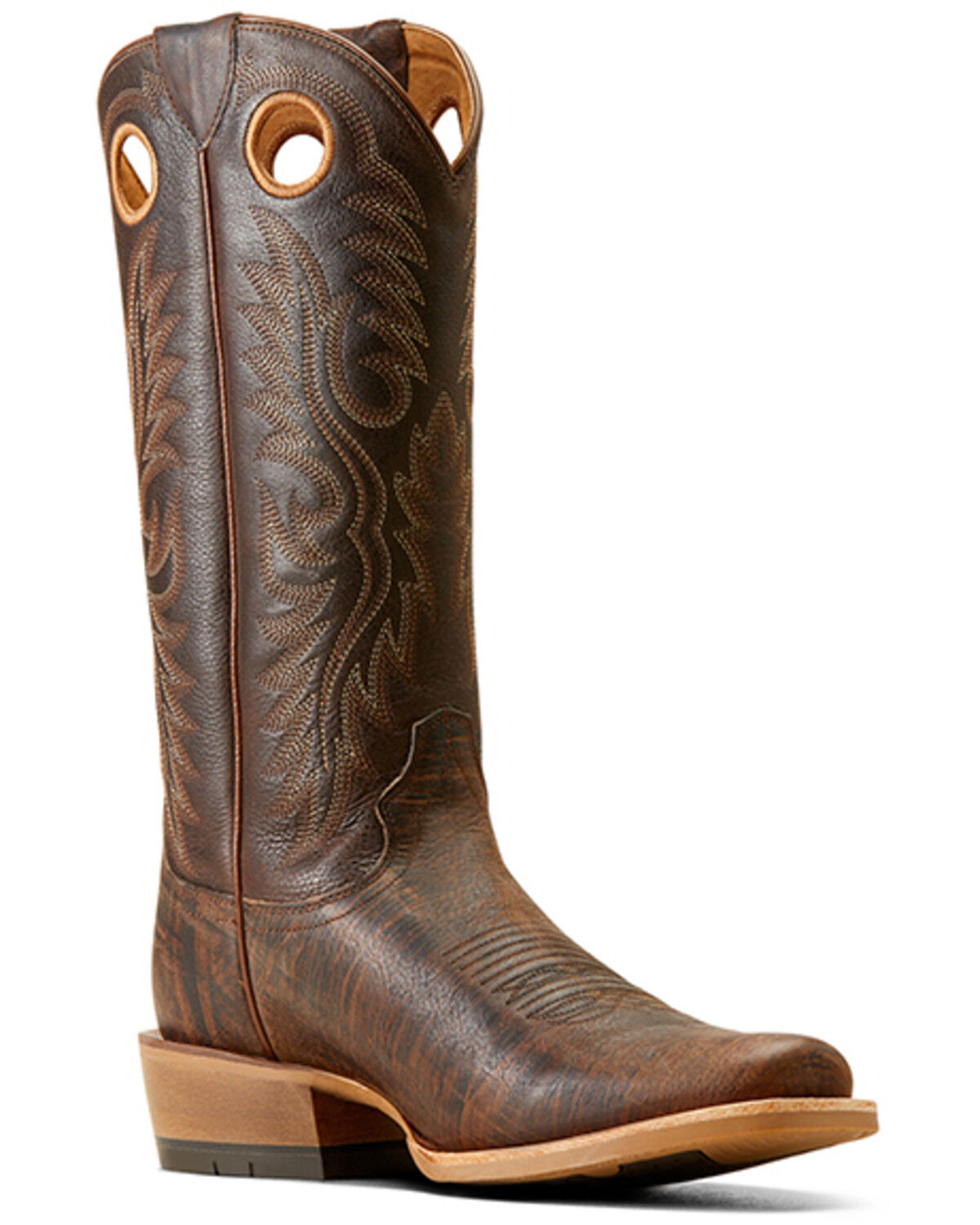 Image #1 - Ariat Men's Ringer Western Boots - Square Toe, Brown, hi-res