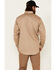 Image #4 - Ariat Men's FR Solid Twill Long Sleeve Button Down Work Shirt - Tall, Beige, hi-res