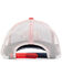 Image #3 - Justin Men's Navy Red & White Embroidered Flag Logo Mesh-Back Ball Cap , Navy, hi-res