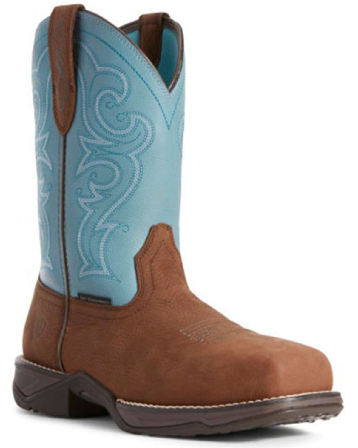 Image #1 - Ariat Women's Latico Pull On Work Boots - Composite Toe, Tan, hi-res