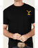 Image #3 - Paramount Network's Yellowstone Men's Dutton Ranch Gradient Rider Silhouette Graphic Short Sleeve T-Shirt, Black, hi-res