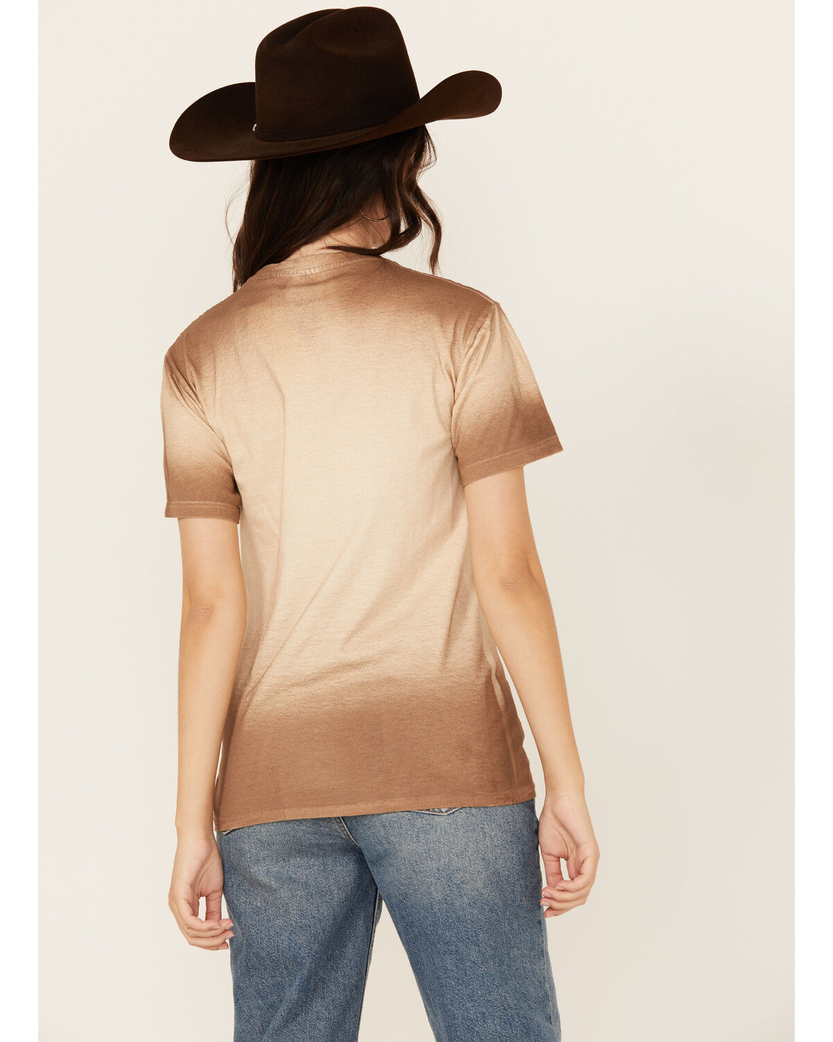 Image #4 - Cut & Paste Women's Tie-Dye Short Sleeve Graphic Tee, Brown, hi-res