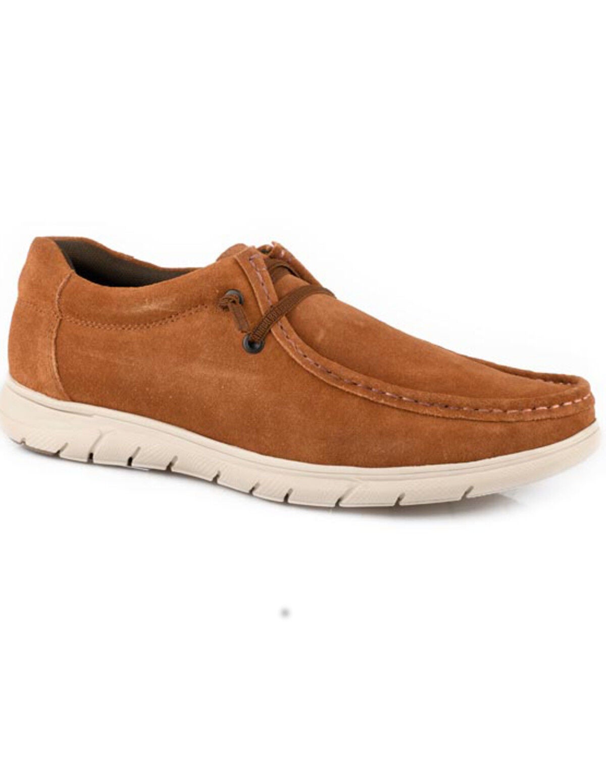 Roper Men's Cliff Casual Shoes - Moc Toe, Brown, hi-res