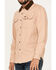 Image #3 - Brixton Men's Bowery Reserve Long Sleeve Snap Shirt, Beige/khaki, hi-res