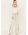 Image #1 - Idyllwind Women's Huntsville High Rise Leather Fringe Flare Pants, Stone, hi-res